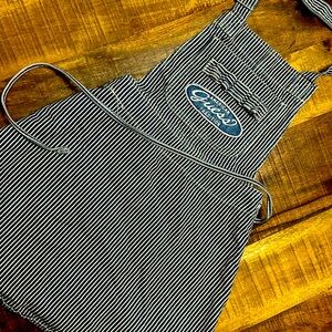 Vintage Guess jeans wrap skirt overall